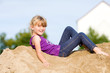 Foto: Mädchen im Sand Mädchen im Sand