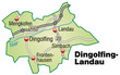 Landkreis Dingolfing Landau in SVG V2