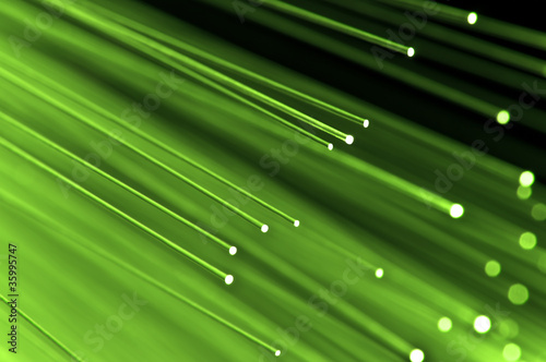 Photo: Fiber optical concept Fiber optical concept