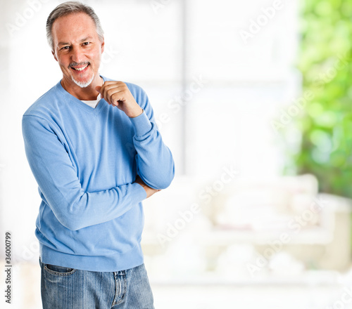 Photo: Happy mature man portrait Happy mature man portrait