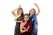 folk dance group of girls