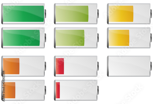 Vector: set battery level set battery level