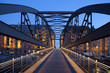 Brücke an der Speicherstadt in Hamburg