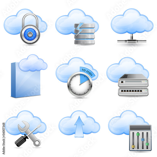 Vector: Cloud Hosting Cloud Hosting