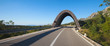 Arch on road