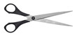 open scissors