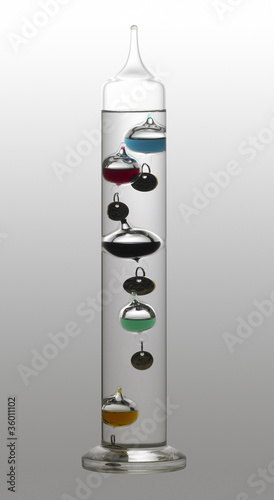 Photo: Galileo thermometer Galileo thermometer