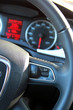 steering wheel and dashboard