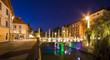Shoemakers' bridge and medieval houses in Ljubljana Shoemakers' bridge and medieval houses in Ljubljana