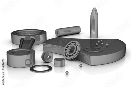 Illustration: Pièces mécaniques Pièces mécaniques