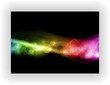 Abstract colorful light pattern
