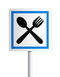 Panneau - restaurant ouvert 7/7 jours