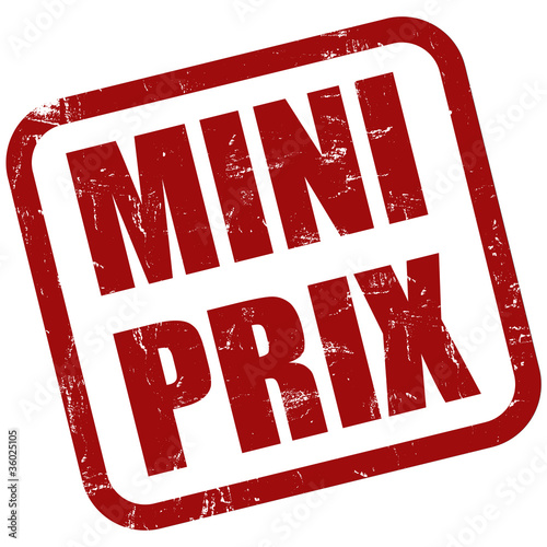 Illustration: Grunge Stempel rot MINI PRIX Grunge Stempel rot MINI PRIX
