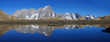 Monte Bianco riflesso in uno specchio d'acqua