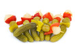 Vegetables on skewers Vegetables on skewers