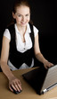 businesswoman with a notebook