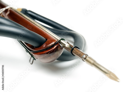 Photo: Tahitian harpoon Tahitian harpoon
