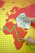 World economic crisis - money in hand