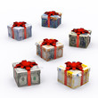 Currencies Present Box with Red Ribbon Currencies Present Box with Red Ribbon