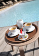 swimming pool and coffee