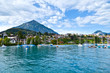 Spiez Harbor, Switzerland Spiez Harbor, Switzerland