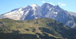 Marmolada e sentiero Viel del Plan, dal passo Sella Marmolada e sentiero Viel del Plan, dal passo Sella
