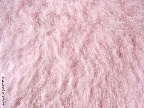 Photo: Texture of soft pink fleecy fabric (angora woolen cloth) Texture of soft pink fleecy fabric (angora woolen cloth)