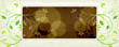Modern floral, banner