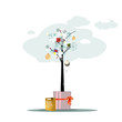 decorative christmas tree