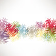 abstract background with colorful crystal