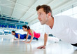 People doing push ups