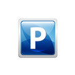 Botón azul parking Botón azul parking