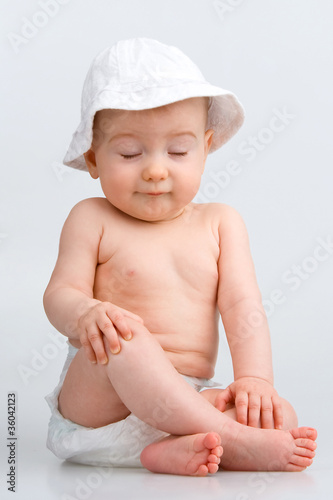 Photo: Infant expectative surprise Infant expectative surprise
