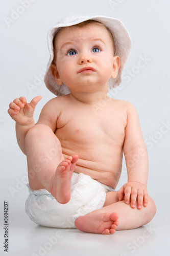Photo: Anxious infant Anxious infant