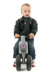 Photo: Girl on motorcycle Girl on motorcycle