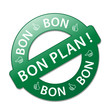 Tampon Publicitaire BON PLAN (bonnes affaires offres spéciales)