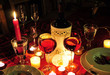 romantischer Abend Tisch  Kerzenschein