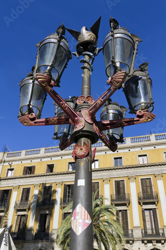 Foto: Lantern Plaza Real in Barcelona Lantern Plaza Real in Barcelona