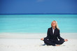 yoga business woman