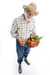 farmer man in studio farmer man in studio