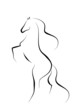 Illustration: abstract horse abstract horse