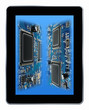 tablet pc with elements of microelectronics