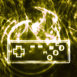 illustration of the joystick illustration of the joystick