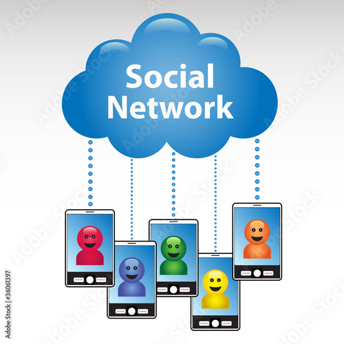 Vektor: Social Networking Social Networking