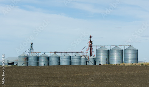 Foto: Steel grain storage silos Steel grain storage silos