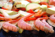 GAMBAS, MARISCO, VERDURAS