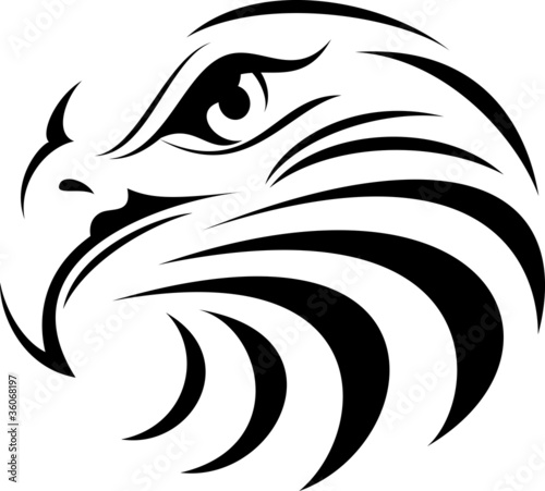 Vektor: Eagle Face 09 Eagle Face 09