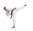 Taekwondo, Sidekick, vor weiß