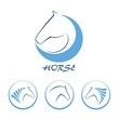 Horse symbol vector