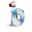 3D Man with CD/DVD